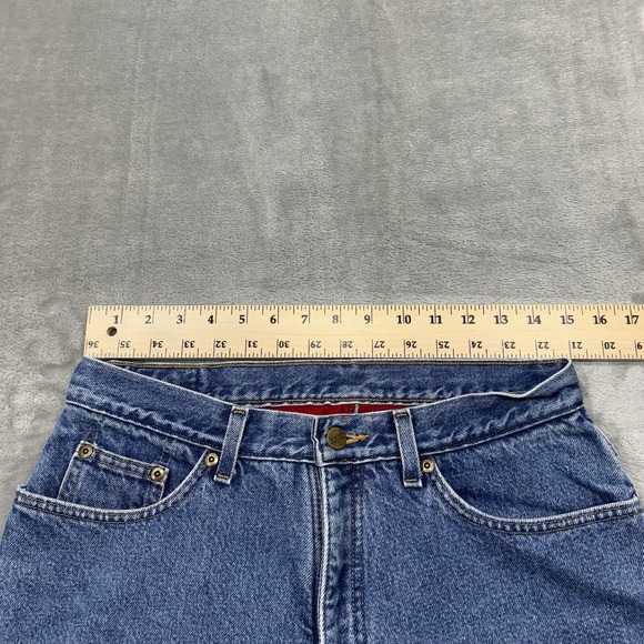 L.L. Bean Jeans Womens 12M-T Blue Double L Relaxed Fit Lined Medium Wash Denim - Picture 3 of 15